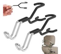 2Pcs Bow Buddy for Vehicles, Composite Bow Hanger Tool, Free-Installation Archery Holder Hook for Truck SUV Storage Transportation(Black 2PACK)