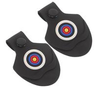 2pcs Bow Limb Protection Pad for Small Black Rubber Archery Foot Pads