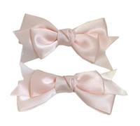 2PCS Bowknot Shape Hair Clip Wedding Photography Camping Hairpin For Bride Girl Spring Picnics Taking Photo Hair Clip