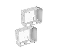 2Pcs Box Mounting Bracket,Mini Blind Brackets
