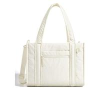 2Pcs Boxy Tote Bag For Women,crossbody Work Bag With Zipper,mini Tote Bag,inner Tumbler Pocket Bow Should Bag For Travel Work