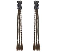 2PCS Braided Hair Clip Long Blade Wig Ponytail Hairpin Durable Bullet