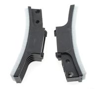 2pcs Brake Pads for Indoor Exercise Bike, Felt Friction Sheet to Reduce Noise, Quick Release Installation for Home Gym Fitness, Black 108x30mm
