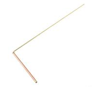 2PCS Brass and Copper Divining Rod Set for Treasure Hunting, Water Dowsing, Metal Detection - Professional Grade Dowsing Tools with Enha