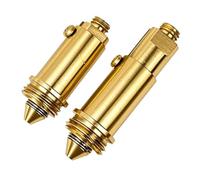 2pcs Brass Basin Click Clack Plug Bolt - Zesc-Im Pop Up Clack Slotted Plug Bolt Replacement Screw 28 g, Prevent Leaks and Restore Pop-Up Action in most Sink bath tub Drains