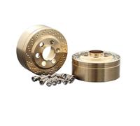 2PCS Brass Brake Disc Weights for 1.9 2.2 inch for Vanquish Beadlock Wheels for Axial Capra Wraith SCX10 for TRX4 /TRX6 Counterweight(D)