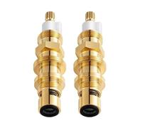 2Pcs Brass Ceramic Disc Adapter Cartridge Shower Adapter Faucet Cartridge for 910-030 Shower and Bath Faucets Enduring for Shower and Bath Faucets