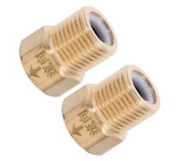 2pcs Brass Check Valve 1/2in Thread Copper One Way Valve