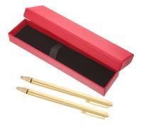 2pcs Brass Dowsing Rod Kit with Case Retractable Golden Detection Tool