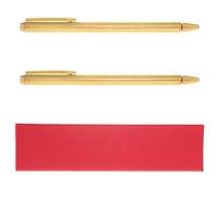 2pcs Brass Dowsing Rods Retractable Portable Golden