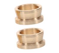 2pcs Brass Fishing Rod Guide Rings Inner Diameter Line Guide for Spinning Rods Durable Fishing Reel Replacement Parts for Secure Line Holding and Extended Lifespan