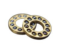 2Pcs Brass Frame Ceramic Folding Slicer Making Parts Cage Bearings Washer Quick Open Close Accessories Lightweight Ceramic Bearings