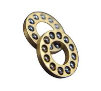 2Pcs Brass Frame Ceramic Folding Slicer Making Parts Cage Bearings Washer Quick Open Close Accessories Lightweight Ceramic Bearings