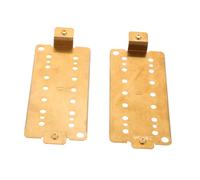 2pcs Brass Guitar Pickup Mounting Baseplate for 58mm Neck and 62mm Bridge