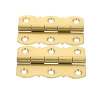 2pcs Brass Hinges Piano Music Stand Bookshelf Cabinet Door Vintage Decorative Copper Smooth Quiet Strong Thick Bearings