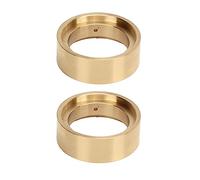 2Pcs Brass Internal Beadlock Clamp Ring, Professional 1.3inch RC Brass Beadlock Wheel Weights, High Stability Anti Rollover for 1/18 RC Car, Compatible with Original Tires #9 (Gold)