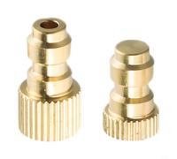 2PCS Brass Quick Connect Air Fittings 8mm Male with Blind Cap for Compressor Hose Tools UK for bsp Thread Industrial Grade
