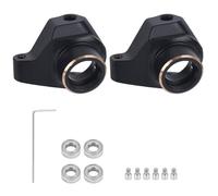2pcs Brass Steering Knuckles with 4 Bearings, Brass Steering Cup Upgrades Parts Compatible with 1/30 Axial SCX30 Adventure RC Crawler