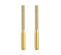 2Pcs Brazed Profile Wheel Router Bits, Quartz Countertop Seam Straight Drill Bit, Edge Cutting Tools for Trimming Machines