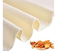 2PCS Bread Cloth 90 * 65cm/75 * 45cm,Cloth Professional,Bread Fermented Cotton Muslins,Reusable and Washable Banneton for Dough Proofing Basket Box Liners, Making Sourdough,Baguettes
