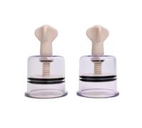 2pcs Breast Pump Cups Nipple Suckers Vacuum Suction Cup Women Nipple Suckers, 6 Sizes, Female Sex Toys (6.4cm-2pcs)