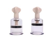 2pcs Breast Pump Cups Nipple Suckers Vacuum Suction Cup Women Nipple Suckers, 6 Sizes, Female Sex Toys (5.3cm-2pcs)