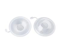 2PCS Breast Shells Milk Catcher Food Grade Nursing Cups for Nursing Moms Efficient Milk Anti-Flow Breastmilk Collector