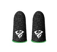 2PCS Breathable Game Finger Sleeve Game Gloves Anti Zum Finger Cot Mobile Game Finger Cover COD ROS Conductive Silver Fiber Anti-Sweet Breathable Game Gloves