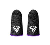 2PCS Breathable Game Finger Sleeve Game Gloves Anti Zum Finger Cot Mobile Game Finger Cover COD ROS Conductive Silver Fiber Anti-Sweet Breathable Game Gloves