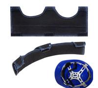 2PCS Breathable Hard Hat Liner Black Cotton Helmet Comforter Pad Antiperspirant Ensures Good Ventilation Pads Reduce Friction