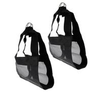 2pcs Breathable PET Weighing Sling for Puppies and Small Animals, Nylon | Black Mesh Centre, Two Handle Design, Lightweight for Farm Intake and Rescue Use