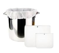 2pcs Brew Bag, 18×16/26×22 inches Straining Bag, Reusable Filter Bags Food Strainer for Juice Wine Brewing