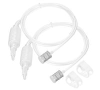 2pcs Brew Syphon Tube Brewing, Brew Syphon Filter Tube Pipe Hose, Manual Siphon Pump Siphon Pipe Hose Filter for Home Brew Beer Brewing Kit, Beer and Wine Making Kit(2.5M/8.2ft), with 2 Clips