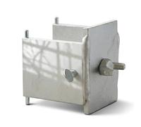 2Pcs Bricklaying Dori Block Long Sided with Lock Bolt 40MM | 50MM Profile Pole