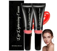 2PCS Brightening Lip Balm Stick,Lip Lightening Cream,Lip Salve & Plumping Gloss,Long Lasting Moisturizing Lip Balm Stick,Lip Balm Set for Men & Women,Nat/ural Lip Balm for Dry Cracked Lips