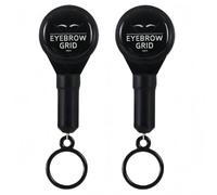 2Pcs Brow Mapping String,Eyebrow Mapping String for Permanent Makeup,Pre-Inked Brow Marker Thread,Marking Symmetrical Eyebrows,Eyebrow Threading Kit,Thread Set for Makeup & Waxing,Black