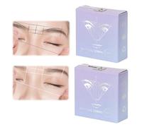 2Pcs Brow Mapping String - White & Black Thread Set for Makeup & Waxing, 20m Length - Perfect for Eyebrow Shape Definition