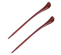 2pcs Brown Dulcimer Hammers with Bucket Practice Set