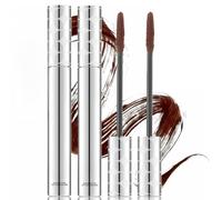 2PCS Brown Mascara For Older Women Volumizing & Lengthening,Brown Waterproof Mascara For Thinning Aging Lashes,Gentle On Sensitive Eyes,False Lash Effect,Lightweight Feel,All-Day Wear Eye Makeup