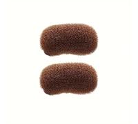 2Pcs Brown Volume Hair Bump Inserts Hair Padding Tool