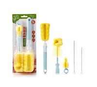 2PCS Brush Bottle Bottle Brush Five-Piece Pacifier Brush Cleaning kit Baby Bottle Brush