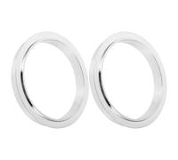 2pcs Bubble Tea Machine Cup Sealer Ring Aluminum Replacement | Silver Gasket Part, 95mm to 80mm Size, Quick Maintenance, for Cafe Operators