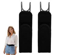 2PCS Buckleless Belt for Men & Women,No Buckle Belts with Metal Hook,Elastic Adjustable B/elt Loops,Elastic Bel/t,Metal Hook Ela/stic Be/lt,Tactical Stretch Be/lt for Jeans,Work,Casual,Travel,Outdoor