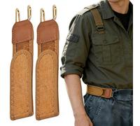 2pcs Buckleless Belt Hook, Tactic Metal Hook Elastic Belt, Comfortable and Easy To Use, For Men Women Work Casual Business Travel Commuting, Valentine's Day gift