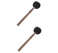 2pcs Buddha Sound Bowl Hammer Tibet Prayer Bowl Nepal Singing Bowl Crystal Bowl Mallet Chanting Bowls Mallet Singing Bowl Mallet Striker Yoga Bowl Rod Knock The Stick Wooden Manual