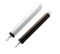 2pcs Buffer Automatic Door Closer 35KG Pneumatic Hydraulic Adjustable Speed Positioning Household Wooden Bracket Hardware for Door(Brown-Silver)