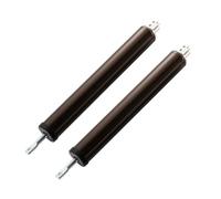 2pcs Buffer Automatic Door Closer 35KG Pneumatic Hydraulic Adjustable Speed Positioning Household Wooden Bracket Hardware for Door(Brown)