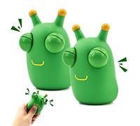 2PCS Bug Fidget Toys - Pop-Out Eyes Squeeze Sensory Toys for Stress Relief, Autism - Christmas & Birthday Gifts