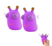 2PCS Bug Fidget Toys - Pop-Out Eyes Squeeze Sensory Toys for Stress Relief, Autism - Christmas & Birthday Gifts