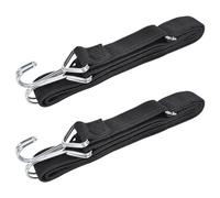 2PCS Bungee Cords with Hooks,Elastic Strap with Hook,Multifunction Elastic Rope Adjustable,Motorbike Luggage Cord,for Luggage, Camping, Roof Racks, Moving Cargo (2m)